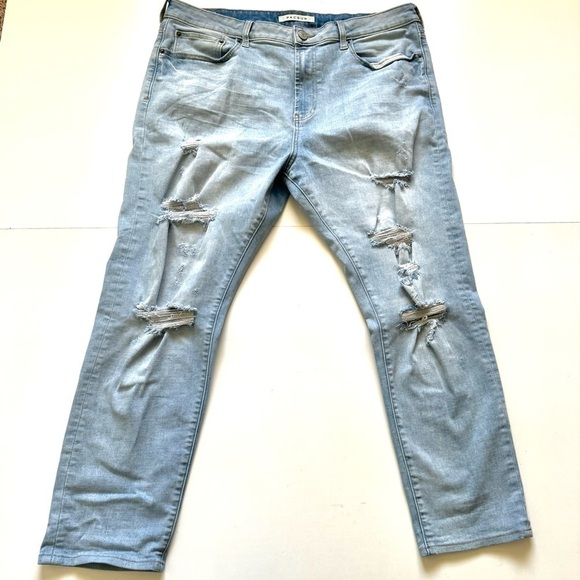 Pacsun slim taper distressed jean 36x32 blue - Picture 1 of 8